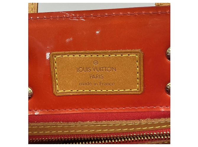 Borsa Louis Vuitton Vernis Lead PM Rosso - vista 5