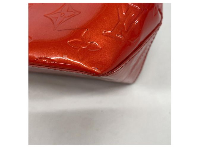 Borsa Louis Vuitton Vernis Lead PM Rosso - vista 7