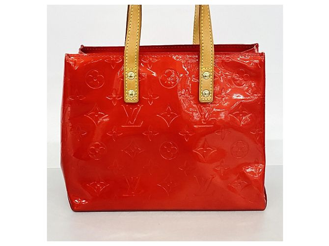 Borsa Louis Vuitton Vernis Lead PM Rosso - vista 9