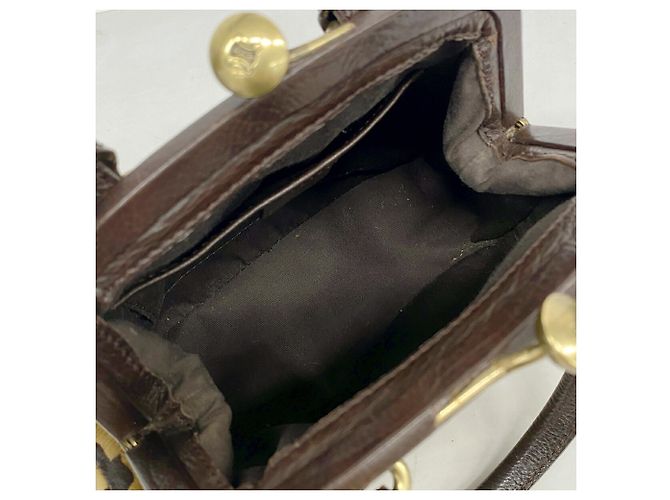 Céline Bolso Celine con estampado de leopardo Castaño - vista 4