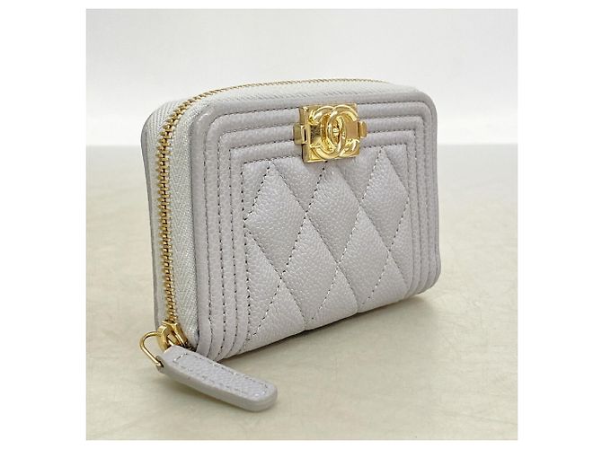 Chanel Boy Geldbörse/Münzbeutel Braun - Ansicht 2