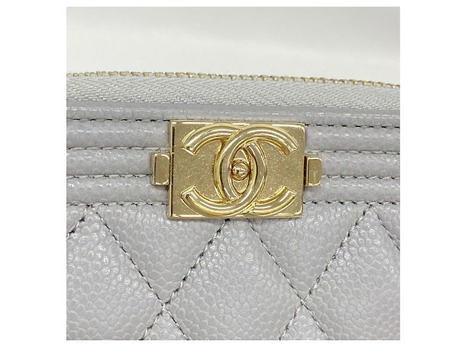 Chanel Boy Geldbörse/Münzbeutel Braun - Ansicht 6