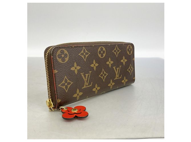 Louis Vuitton Monogram Portefeuille Clemence Long Wallet Rot - Ansicht 2