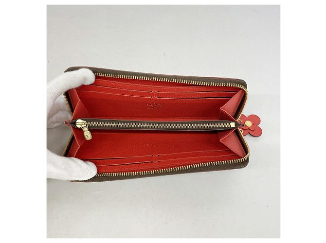 Louis Vuitton Monogram Portefeuille Clemence Long Wallet Rot - Ansicht 3