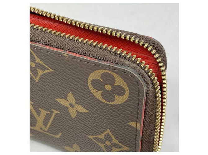 Louis Vuitton Monogram Portefeuille Clemence Long Wallet Rot - Ansicht 6