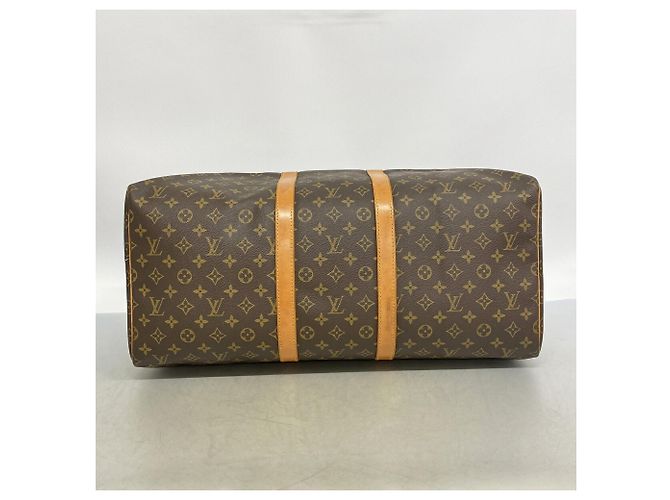 Sac Boston Louis Vuitton Monogram Keepall 55 Marron - vue 3