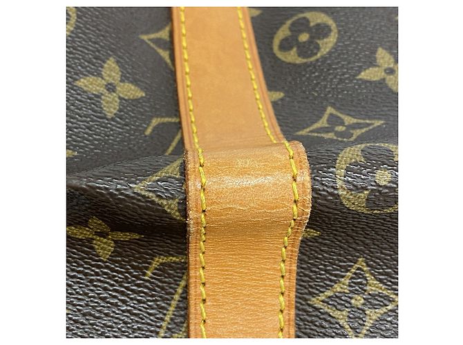 Sac Boston Louis Vuitton Monogram Keepall 55 Marron - vue 7