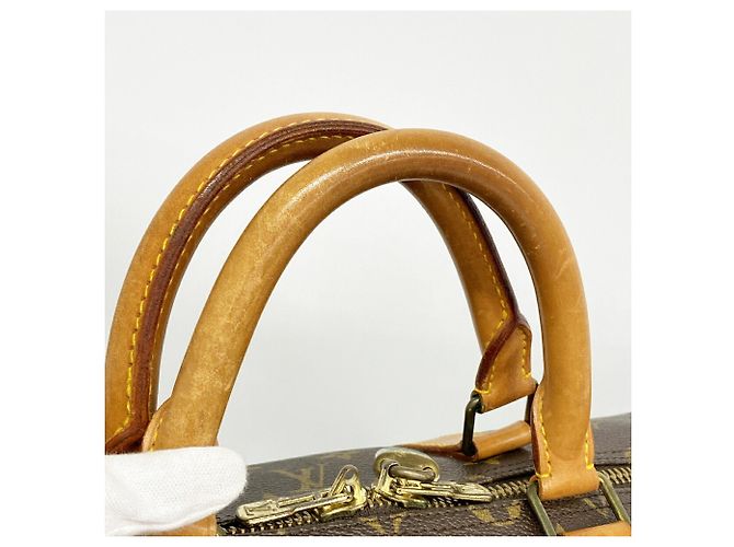 Sac Boston Louis Vuitton Monogram Keepall 55 Marron - vue 8