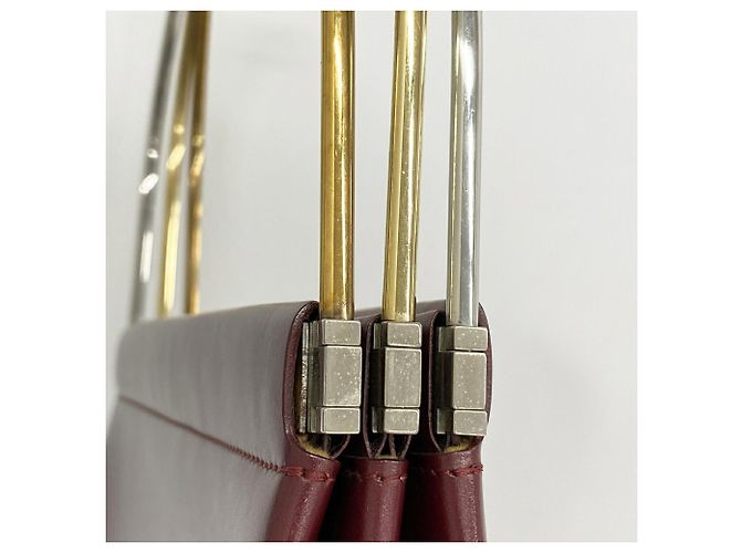 Cartier Trinity Schultertasche Bordeaux - Ansicht 7