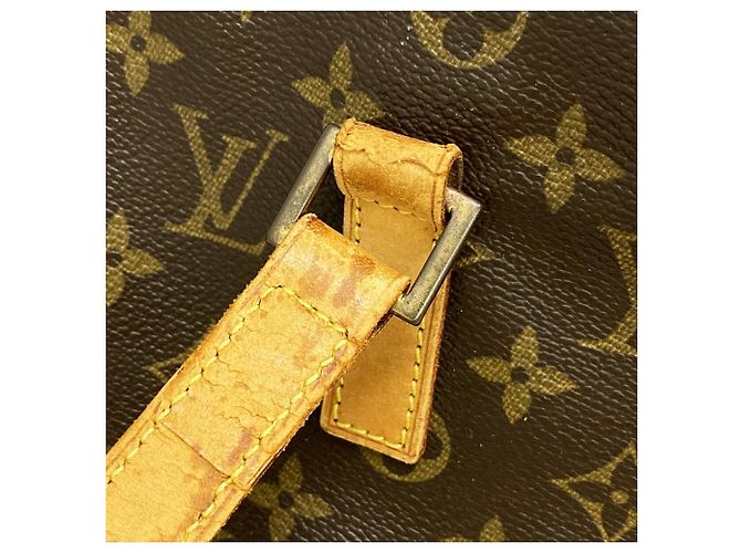 Bolso Cabas Mezzo Monogram Louis Vuitton Castaño - vista 11