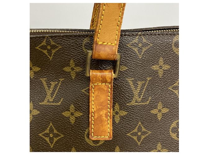 Bolso Cabas Mezzo Monogram Louis Vuitton Castaño - vista 12