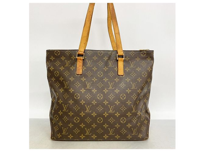 Bolso Cabas Mezzo Monogram Louis Vuitton Castaño - vista 13