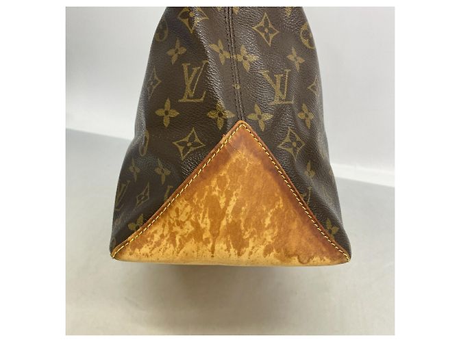 Bolso Cabas Mezzo Monogram Louis Vuitton Castaño - vista 8