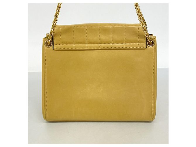Chanel Schultertasche aus braunem Lammleder - Ansicht 11