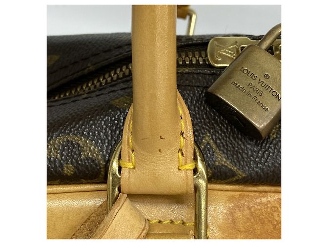 Bolso Louis Vuitton Monogram Deauville Castaño - vista 11