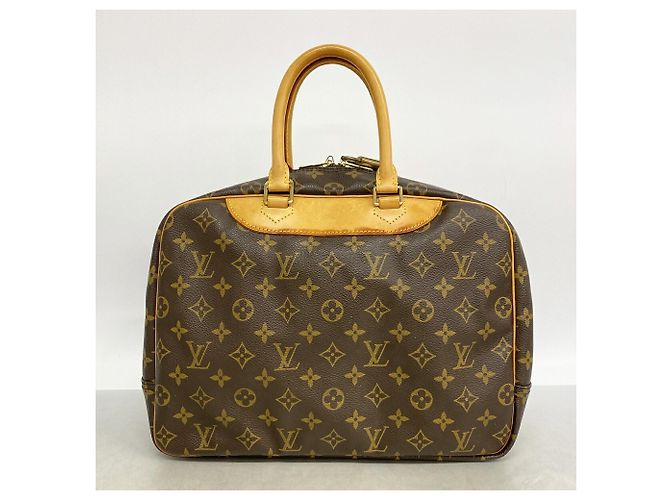 Bolso Louis Vuitton Monogram Deauville Castaño - vista 12