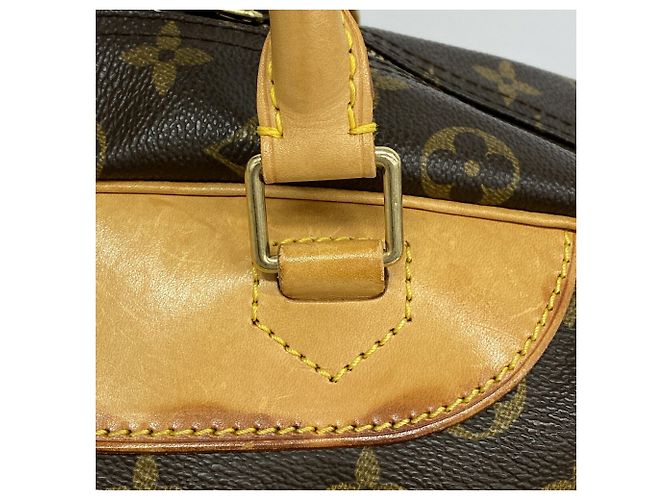 Bolso Louis Vuitton Monogram Deauville Castaño - vista 9