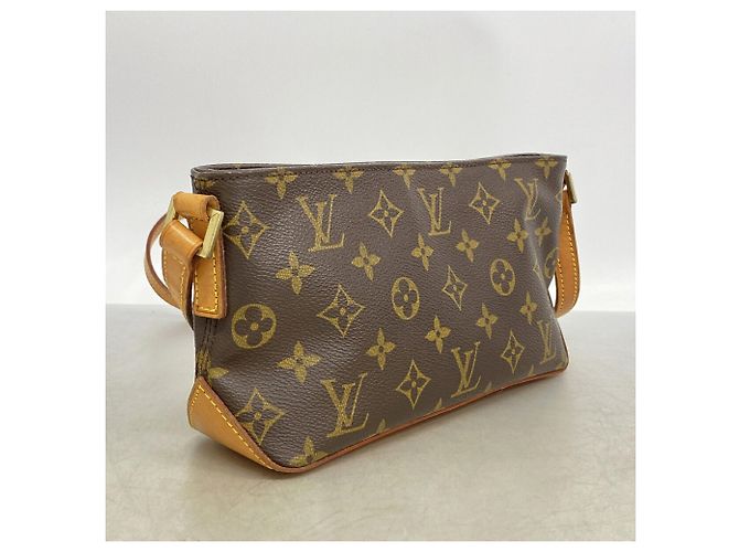 Bolsa de Ombro Louis Vuitton Monogram Trotteur Marrom - vista 2