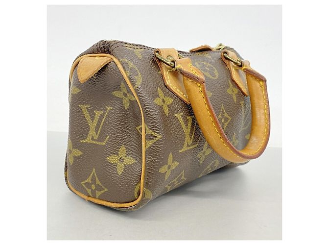 Louis Vuitton Monogram Mini Speedy Handtasche Braun - Ansicht 2