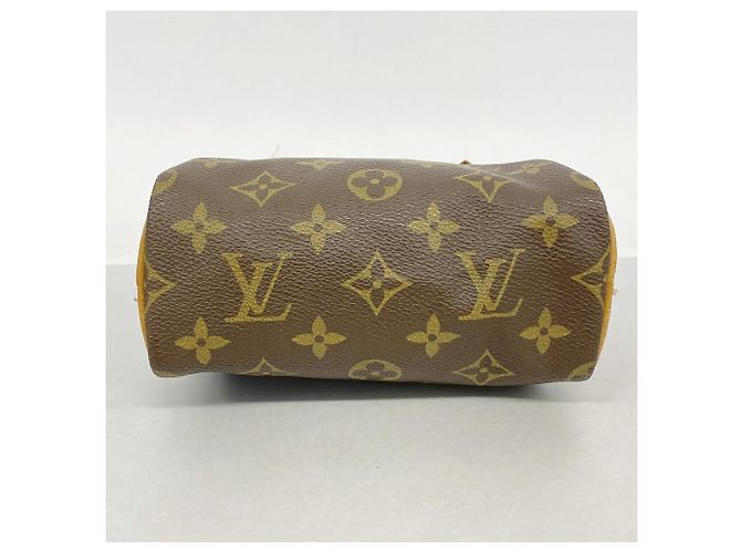 Louis Vuitton Monogram Mini Speedy Handtasche Braun - Ansicht 3