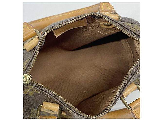 Louis Vuitton Monogram Mini Speedy Handtasche Braun - Ansicht 4