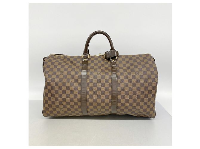 Louis Vuitton Damier Keepall 50 Boston Tasche Damier ebene - Ansicht 11