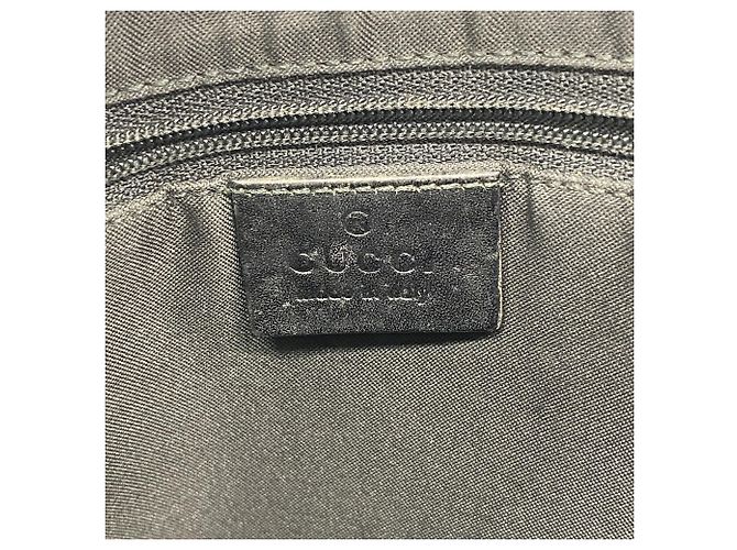 Borsa a tracolla Gucci GG Canvas Jackie Marrone Nero - vista 5