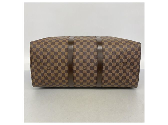 Borsa Louis Vuitton Damier Keepall 50 Damier ebene - vista 3