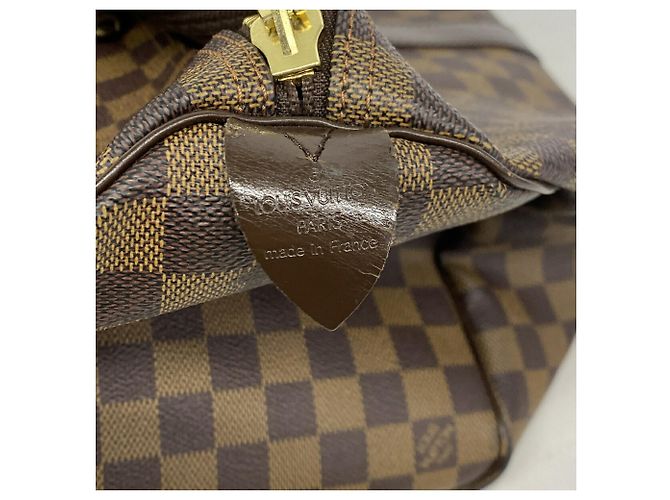Borsa Louis Vuitton Damier Keepall 50 Damier ebene - vista 5