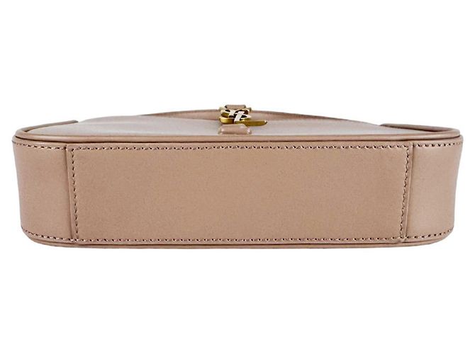 Autre Marque Borsa a mano Saint Laurent in pelle rosa beige - vista 4
