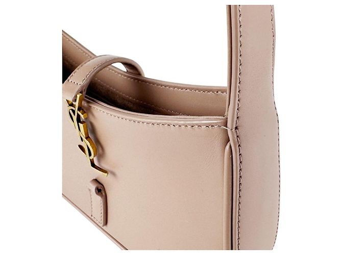 Autre Marque Borsa a mano Saint Laurent in pelle rosa beige - vista 6