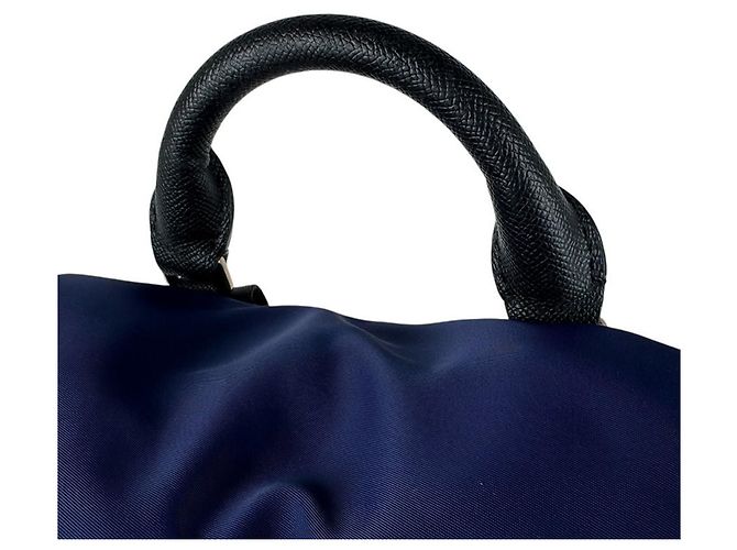 Zaino Burberry in nero e blu navy - vista 11