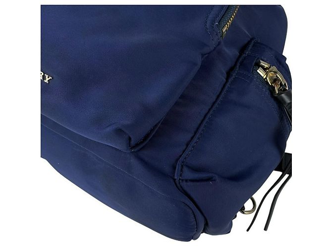 Zaino Burberry in nero e blu navy - vista 8