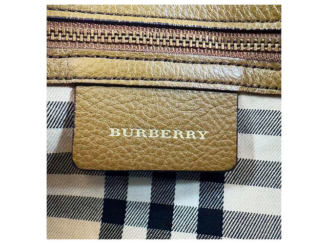 Bolsa de mão Burberry em couro marrom - vista 11