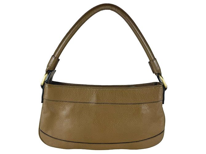 Bolsa de mão Burberry em couro marrom - vista 3
