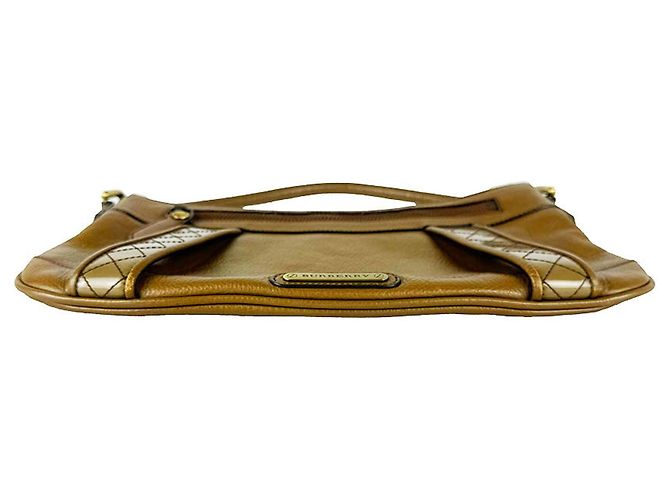Bolsa de mão Burberry em couro marrom - vista 4