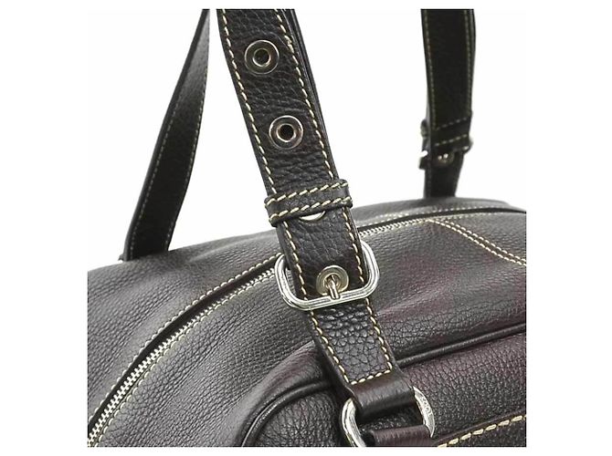 Borsa a mano Tod's in pelle marrone - vista 10