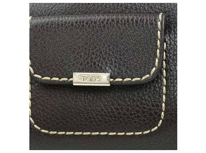 Borsa a mano Tod's in pelle marrone - vista 11
