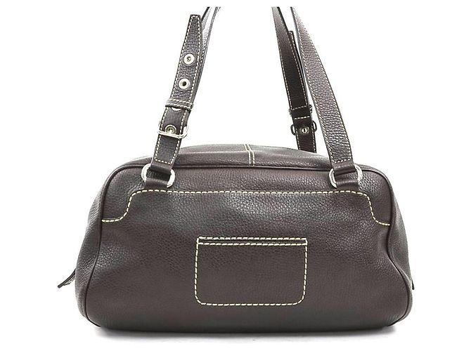 Borsa a mano Tod's in pelle marrone - vista 3