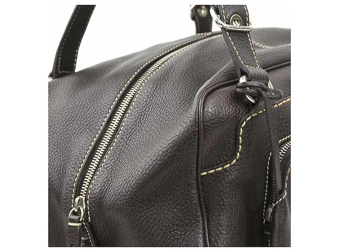 Borsa a mano Tod's in pelle marrone - vista 6