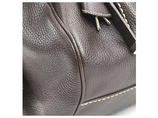 Borsa a mano Tod's in pelle marrone - vista 7