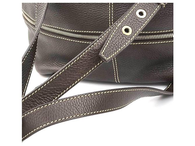 Borsa a mano Tod's in pelle marrone - vista 8