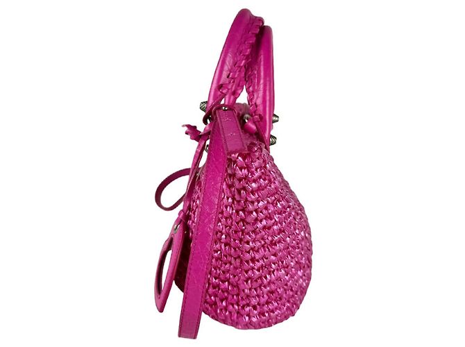 Borsa a tracolla Balenciaga Le Cagoule Panier Small Rosa - vista 2