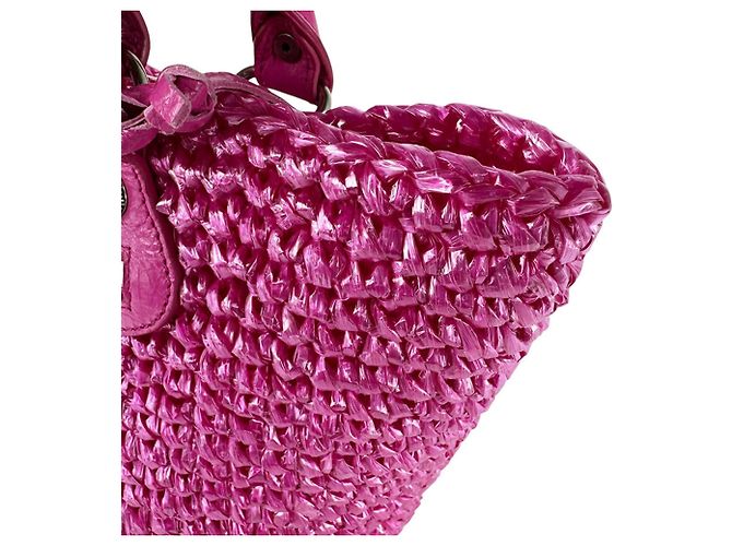 Borsa a tracolla Balenciaga Le Cagoule Panier Small Rosa - vista 6
