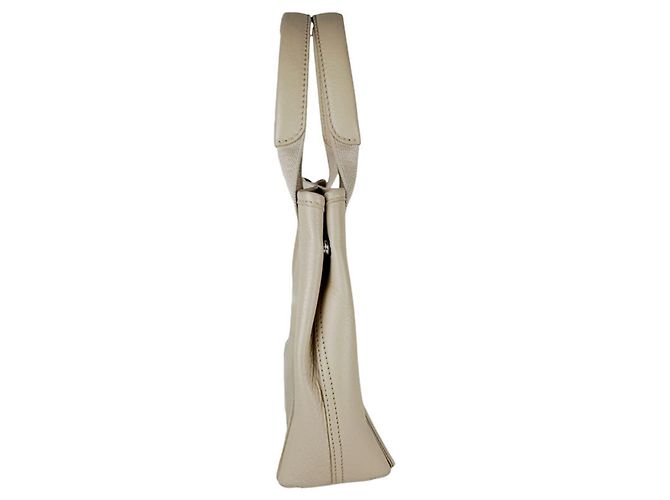 Borsa a mano Balenciaga in pelle beige - vista 2