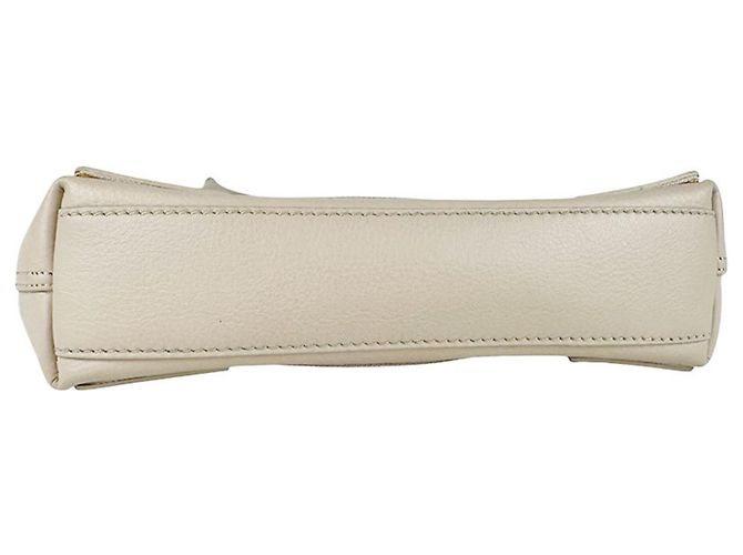 Borsa a mano Balenciaga in pelle beige - vista 4