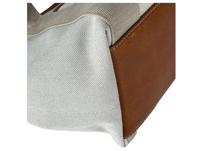 Everyday Borsa Balenciaga Biarritz Small Tote Marrone Crudo - vista 8