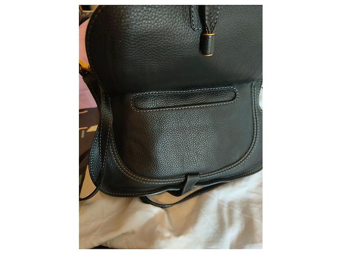 Chloé Marcie Handtasche schwarzes Leder - Ansicht 4