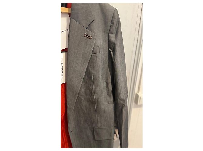 Barbara Bui Grey jacket with red lining - view 2