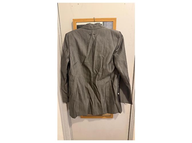 Barbara Bui Grey jacket with red lining - view 3